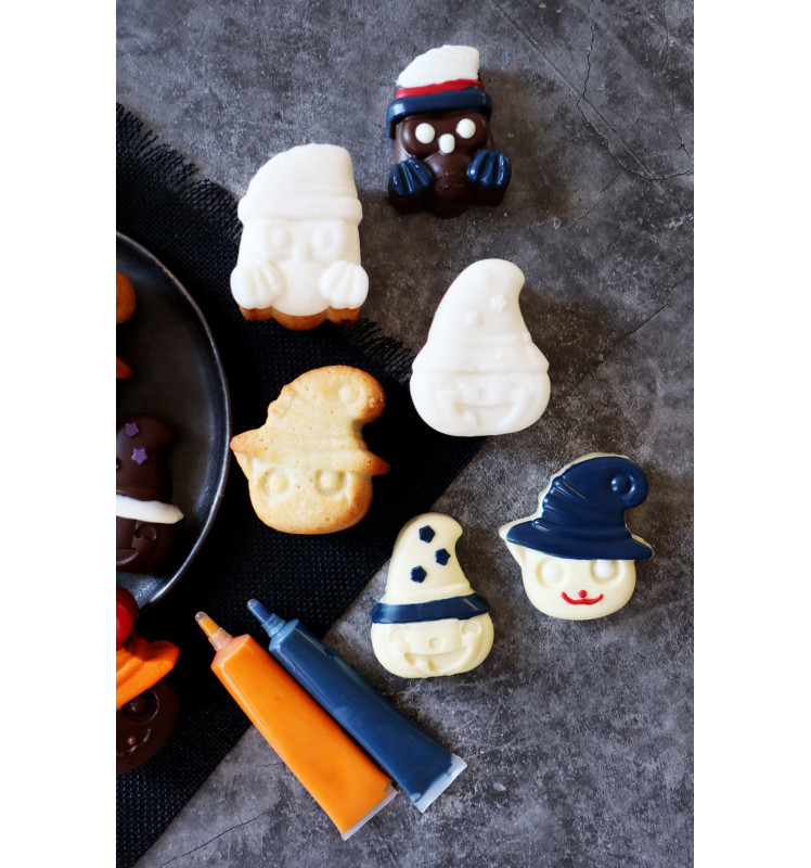 Moule à gâteaux silicone Halloween multi