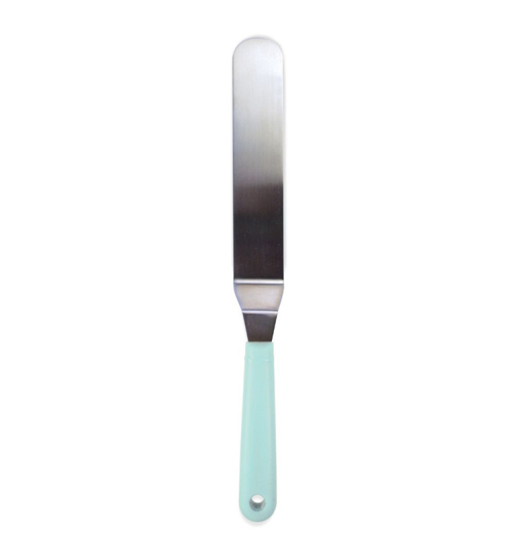 Spatule coudée en inox