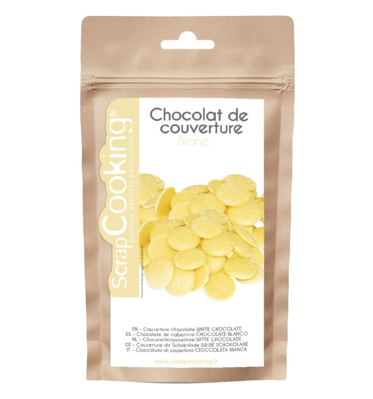 Palets de chocolat blanc 190 gr