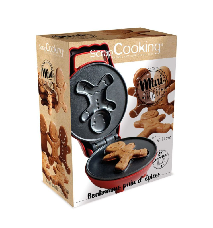 Mini gaufrier Gingerbread Man - Waffle Factory