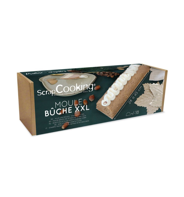 Moule bûche inox XXL