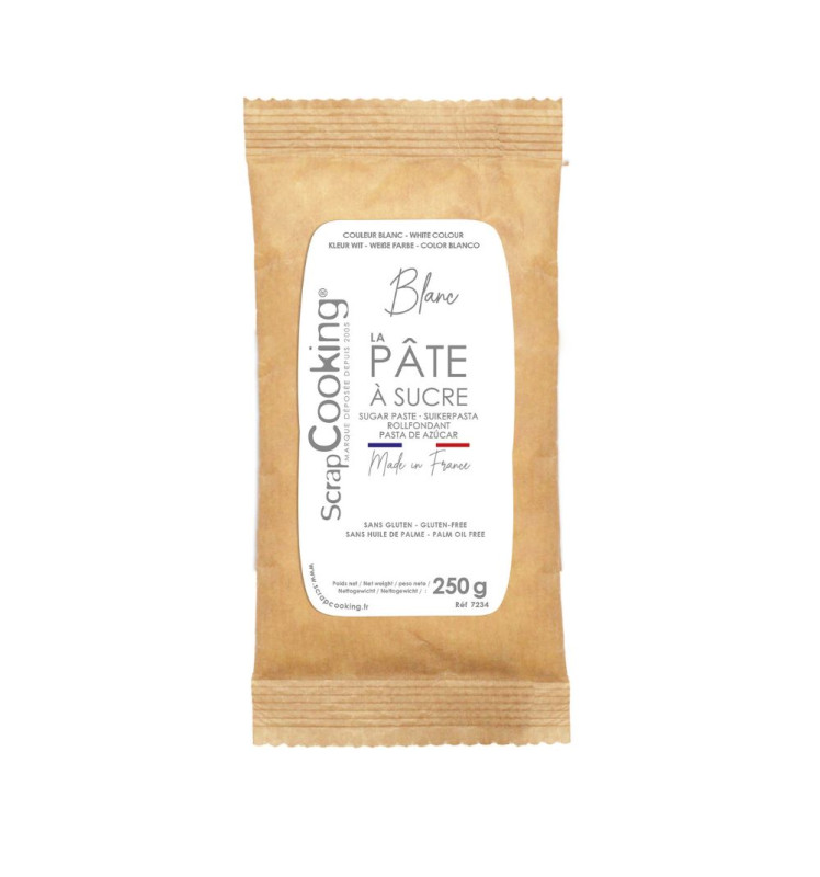 Pâte à sucre blanche 250g