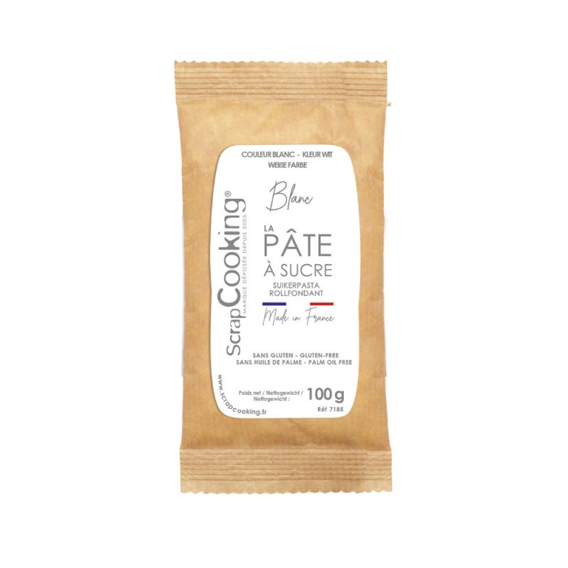 Pâte à sucre blanche 100g