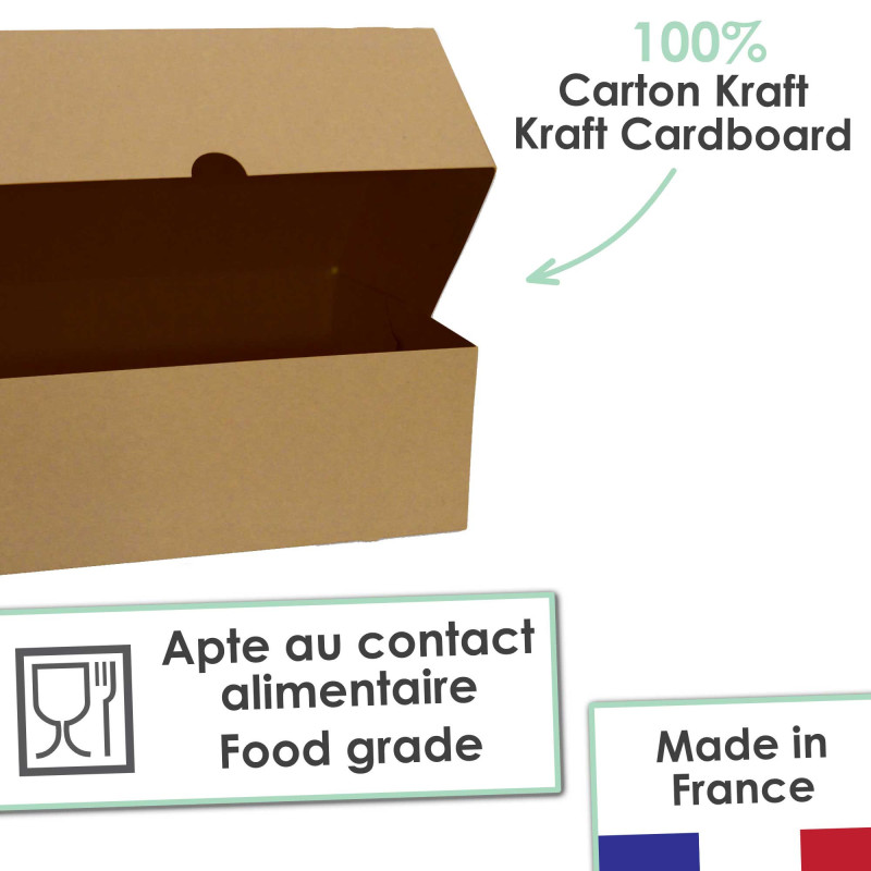 2 boites de transport pour 6 cupcakes