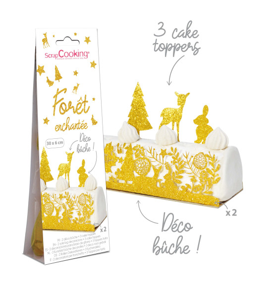 Kit Décoration Biscuit de Noël Forêt Enchantée Scrapcooking
