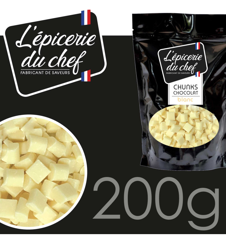 EDC8765 Chunks de chocolat blanc 200g