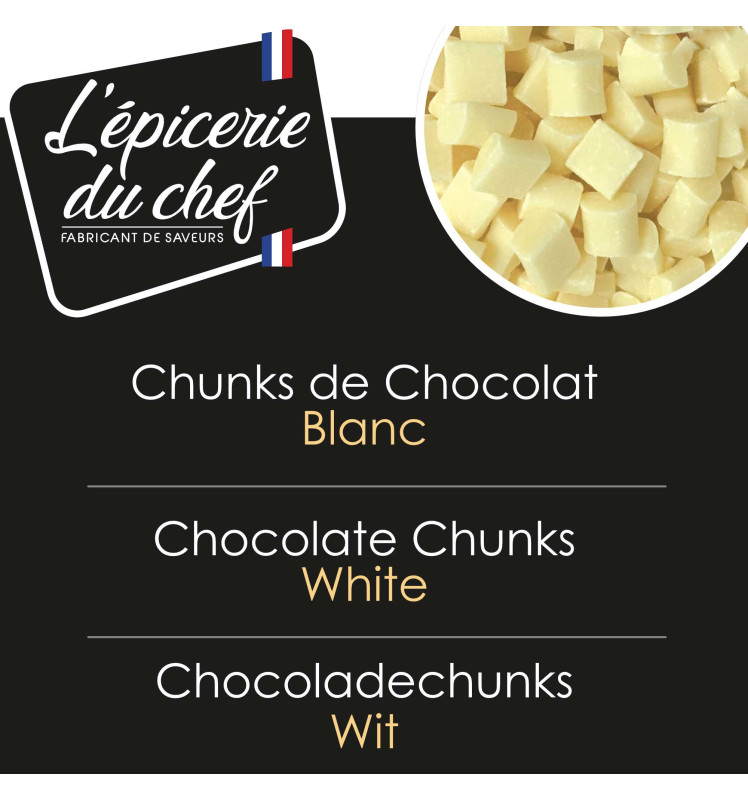 EDC8765 Chunks de chocolat blanc 200g