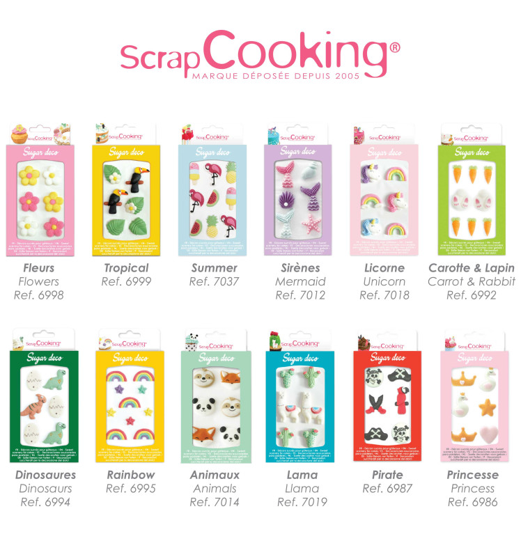 Princess-themed sweet scenery decorations - ScrapCooking®