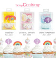 24 caissettes + 24 cake toppers sirène - ScrapCooking®