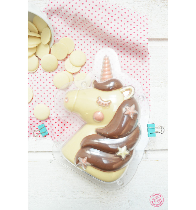 3D chocolate mould Unicorn - ScrapCooking®