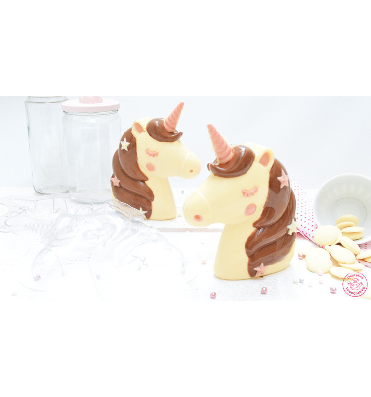 3D chocolate mould Unicorn - ScrapCooking®