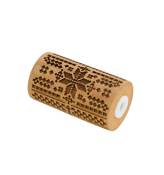 Mini embossing wooden roller Embroidery réf.5307