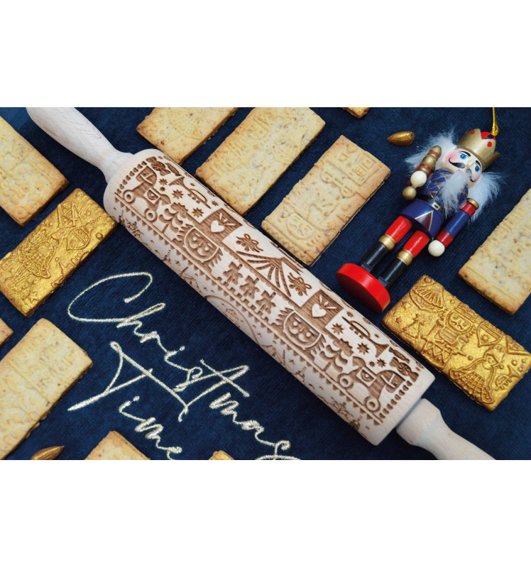 Wooden Nutcracker print roller - Scrapcooking®