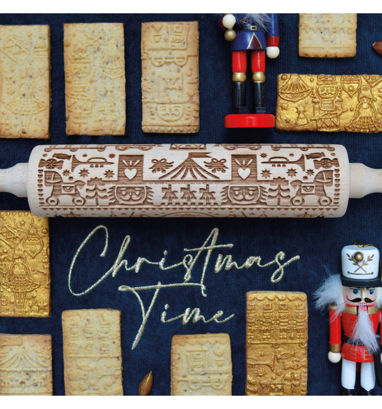 Wooden Nutcracker print roller - Scrapcooking®