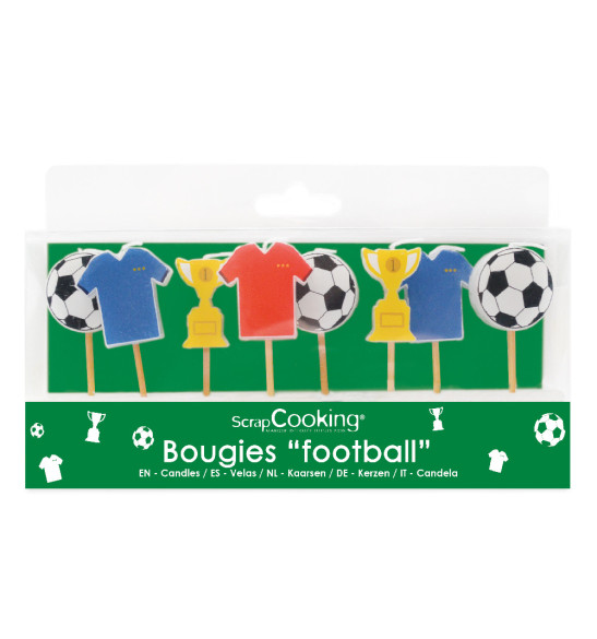 8 bougies football réf.5001