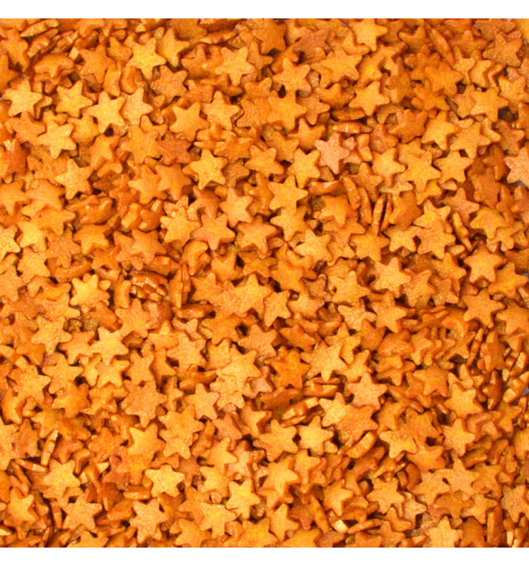 Mini gold star sugar decos 55 g