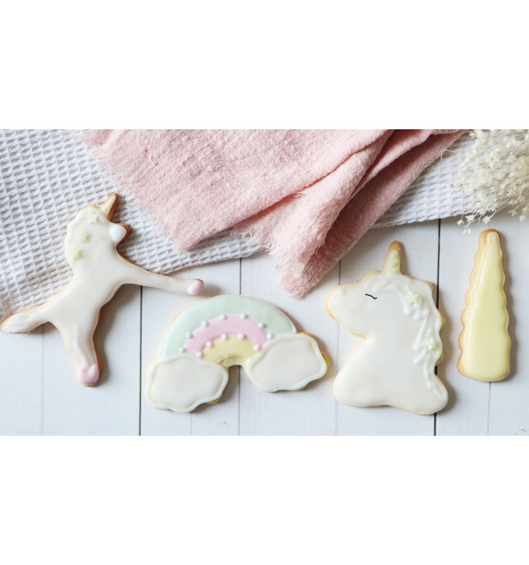 4 "unicorn" cookie cutters - ScrapCooking