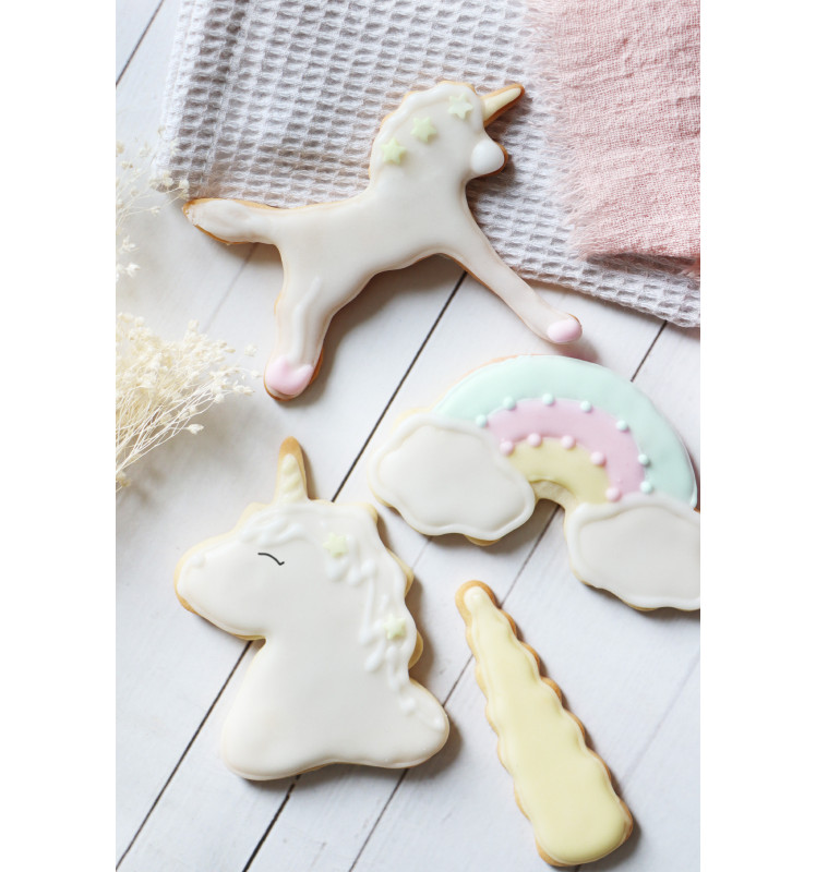 4 "unicorn" cookie cutters - ScrapCooking