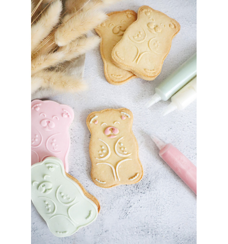 Cutter + wooden embosser Teddy bear - ScrapCooking®