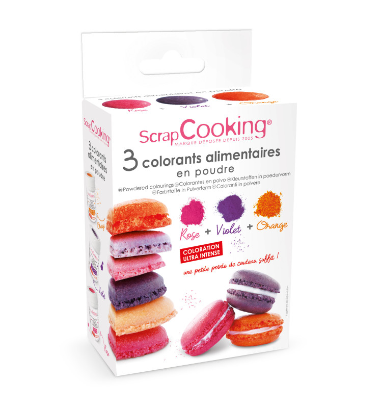 Colorant alimentaire en poudre 15 g - rouge Scrapcooking 