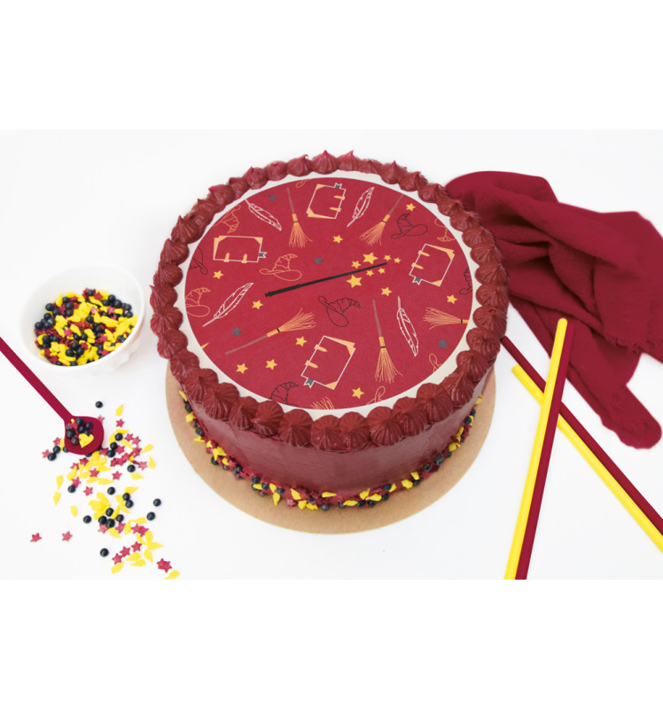 Sorcerer's sugar paste disc 18cm - ScrapCooking®