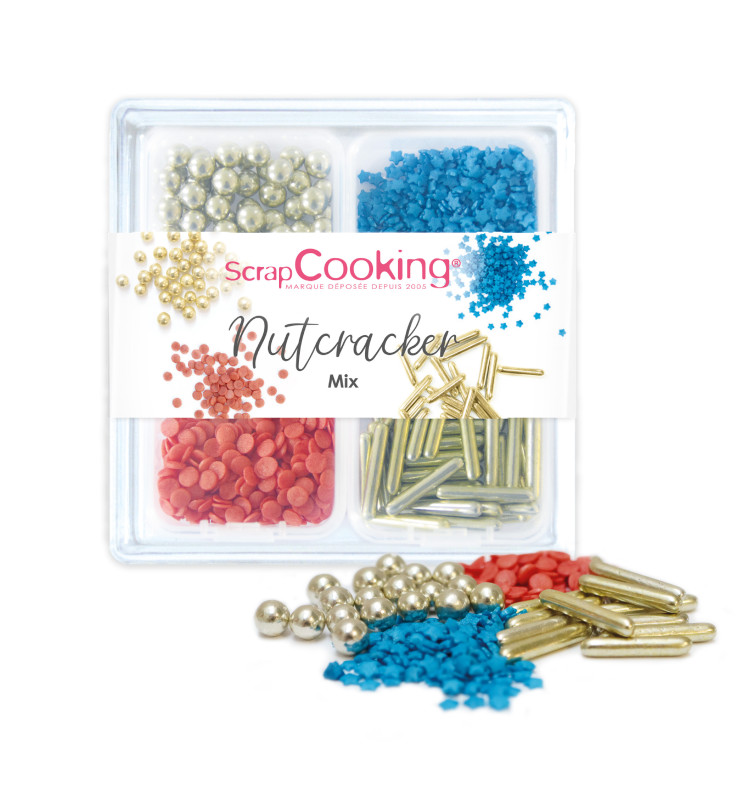 Sugar decorations NUCRACKER Mix 45g - ScrapCooking®