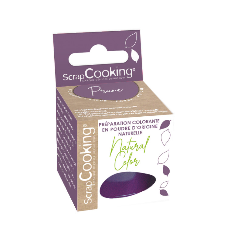 BColors - Poudre de colorant alimentaire naturel Raisin Violet - 1