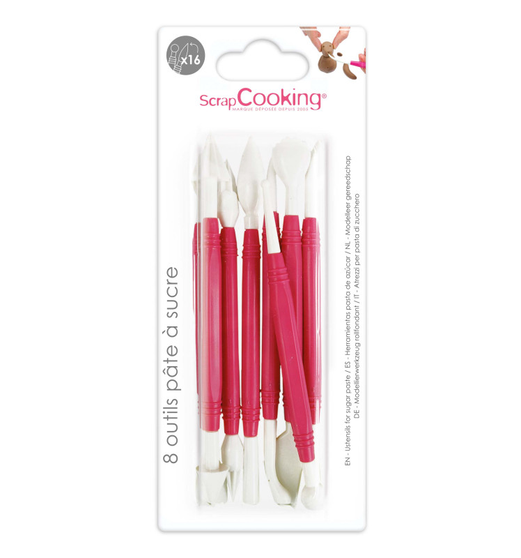 Lot de 8 outils pâte à sucre