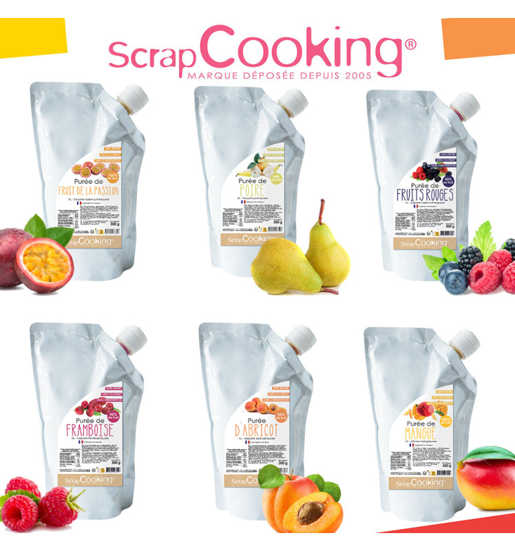 Fruit puree Pear - ScrapCooking®