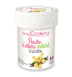Poudre d'arôme naturel vanille bio réf. 4452 - ScrapCooking