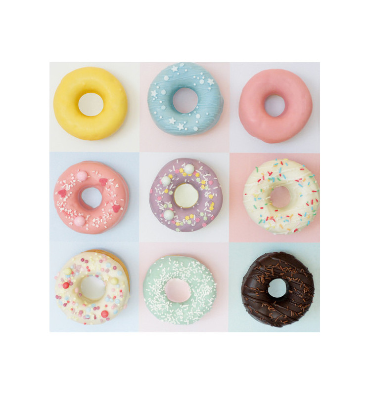 6 Individual silicone moulds Donuts - ScrapCooking