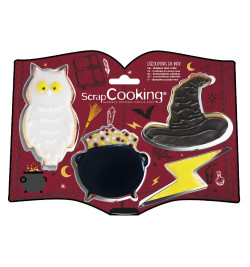 4 Wizard cookie cutters - product image 1 - ScrapCooking