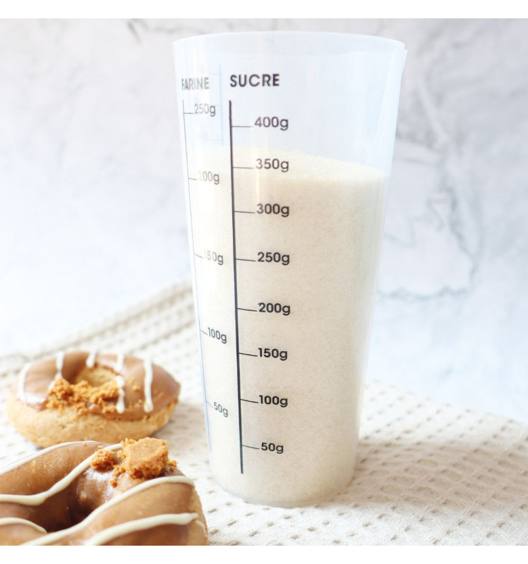 Transparent measuring plastic jug - ScrapCooking®