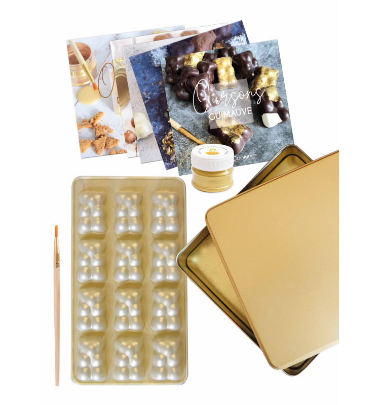 Gold Teddy Bear Set - Limited Edition - ScrapCooking®