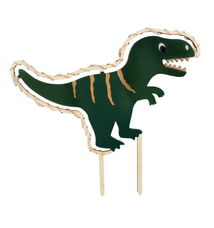 Cake Topper Dinosaur with Led | Cake decoration - ScrapCooking