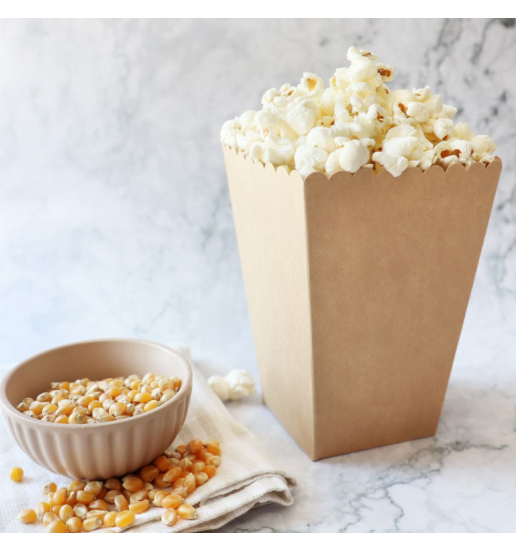 Recyclable Cardboard Disposable Popcorn Cup - ScrapCooking