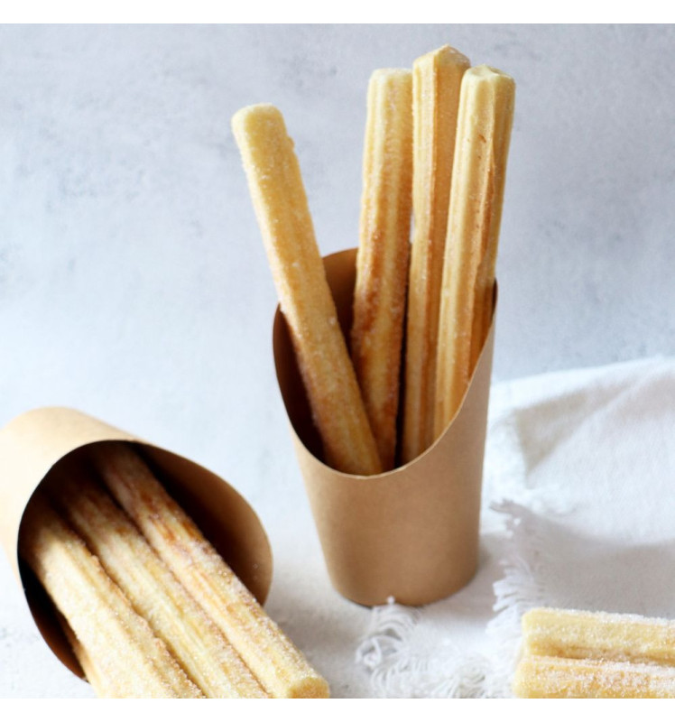 Gobelets carton Churros maison - ScrapCooking