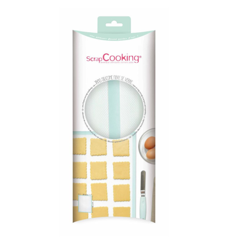 Tapis silicone en fibre de verre packaging - ScrapCooking