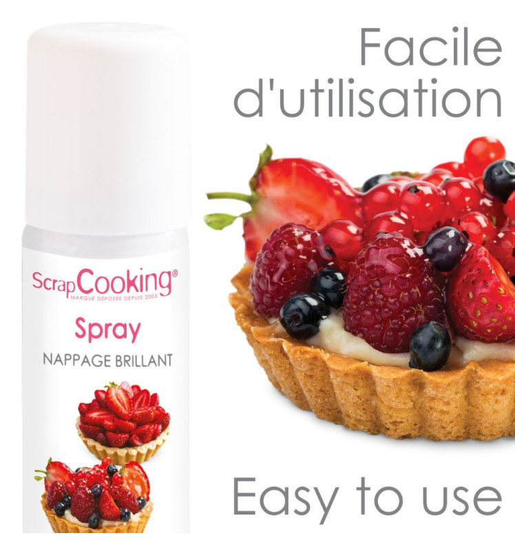 Spray nappage brillant facile d'utilisation - ScrapCooking