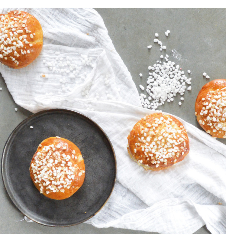 Briochettes avec sucre perlé