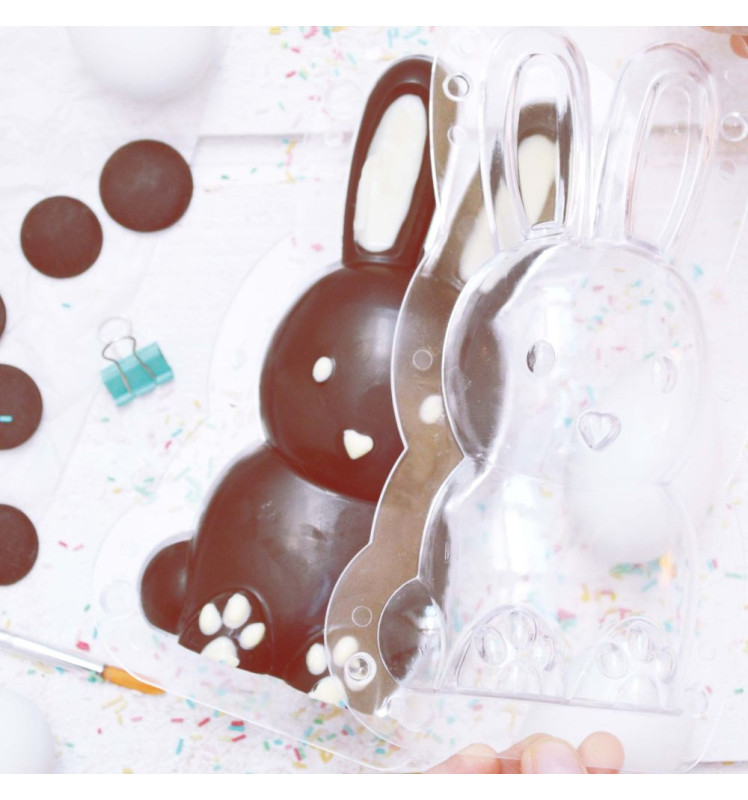 3D chocolate mould Rabbit - ScrapCooking®