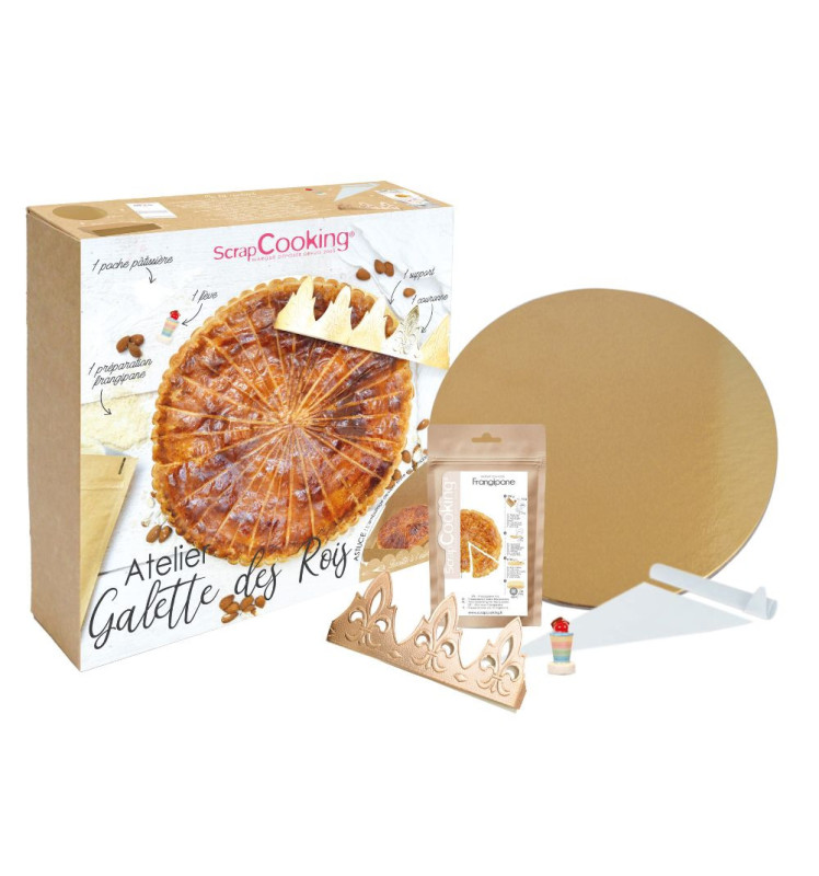 Atelier Galette des rois packaging avec contenu  - ScrapCooking