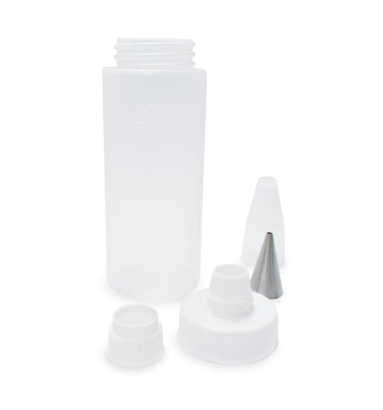 2 Squeeze bottles & 2 icing piping tips - ScrapCooking®