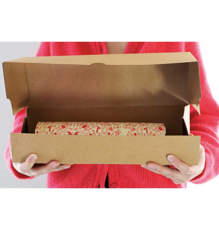 2 Cake-yule log boxes -35x11x11 cm - ScrapCooking®