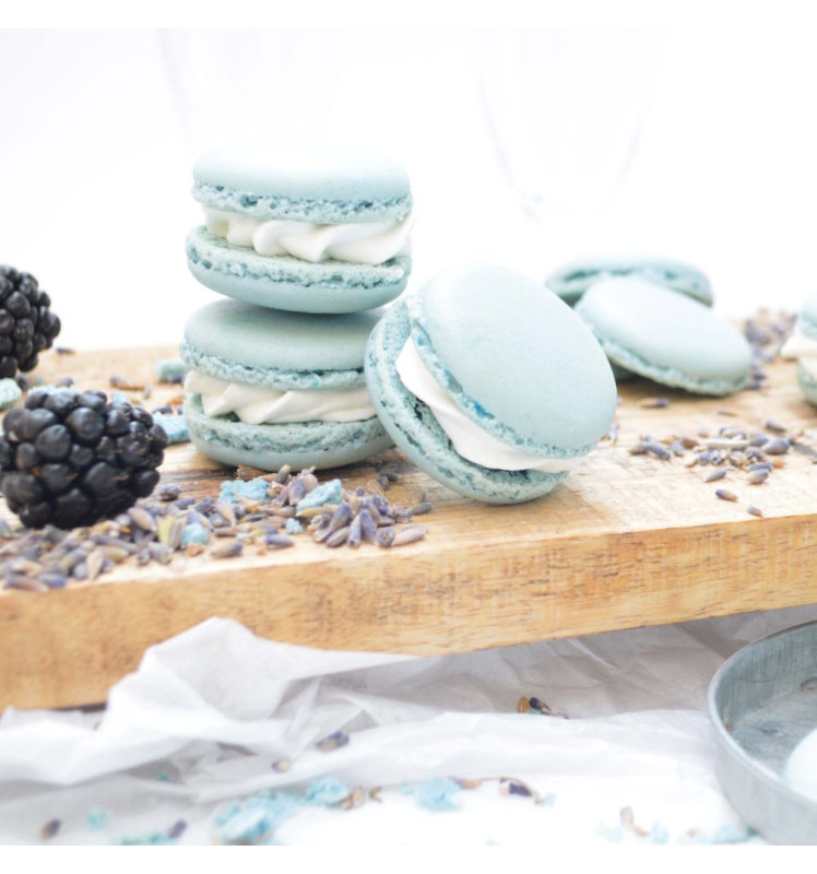 Colorant alimentaire en poudre bleu pastel 5 gr - macarons -ScrapCooking