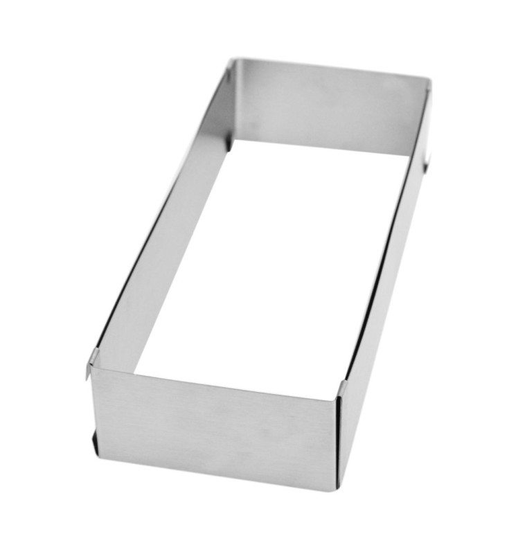 Rectangular stainless steel baking frame - adjustable - product image 5 - ScrapCooking