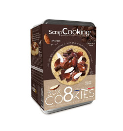 Cookie box- Chocolat noir praliné amande - ScrapCooking