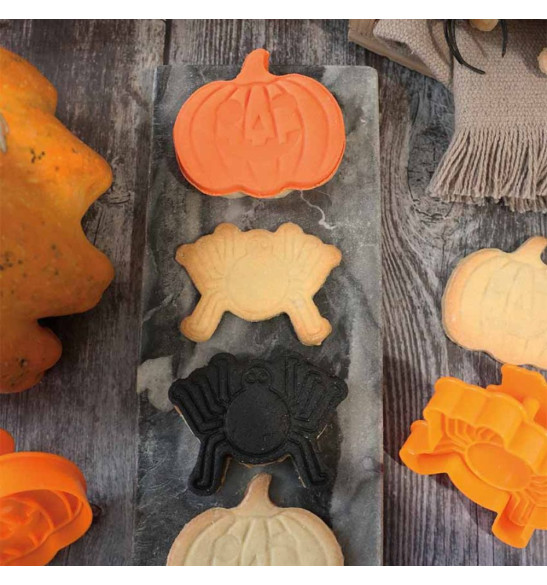 Halloween Pusher Cookie Cutter | 2 Ejector Cutters - ScrapCooking