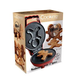 Mini gaufrier Gingerbread Man packaging - ScrapCooking