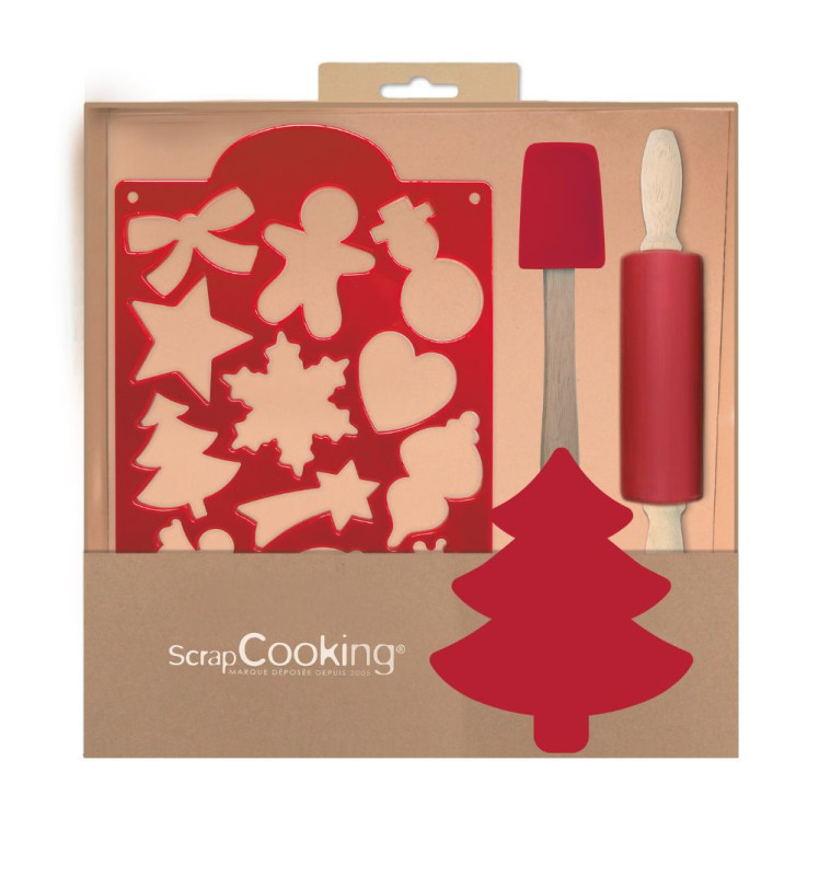 Coffret Biscuits de Noël pack - ScrapCooking